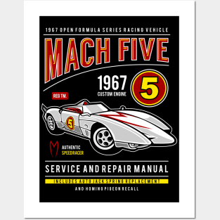 Mach 5 Posters and Art